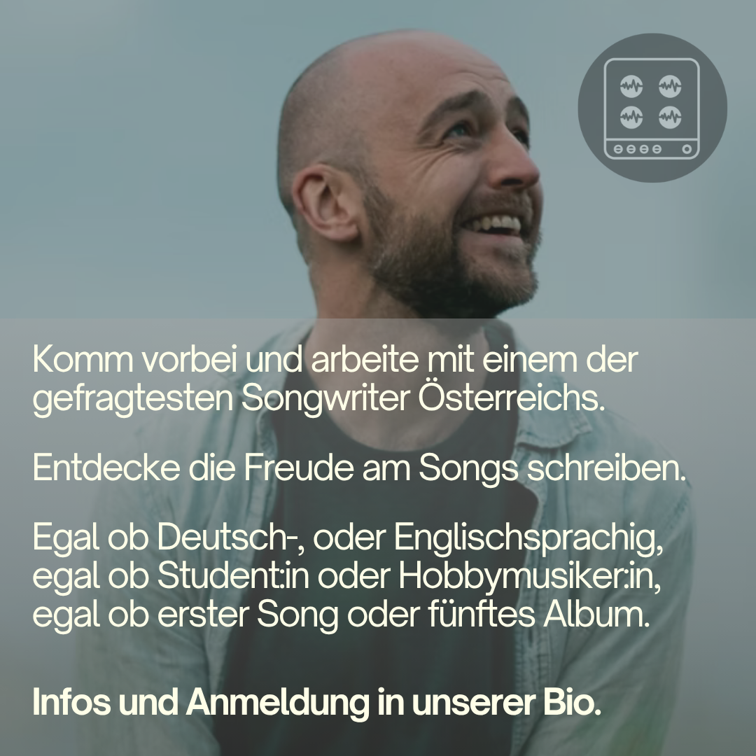 Bundle September, Teil 1 + Teil 2: Songwriting Workshop mit Dave McKendry