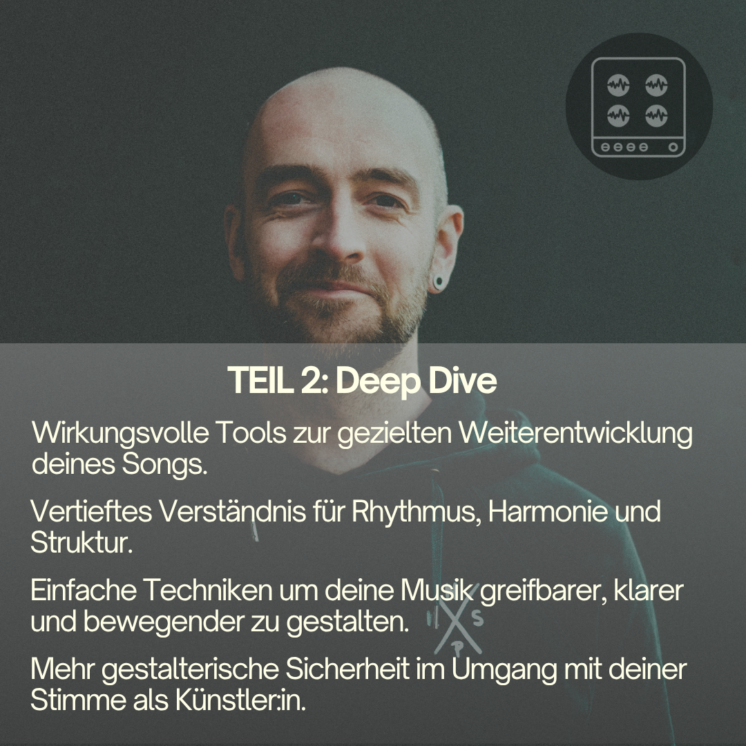 September, Teil 2: Songwriting Workshop mit Dave McKendry